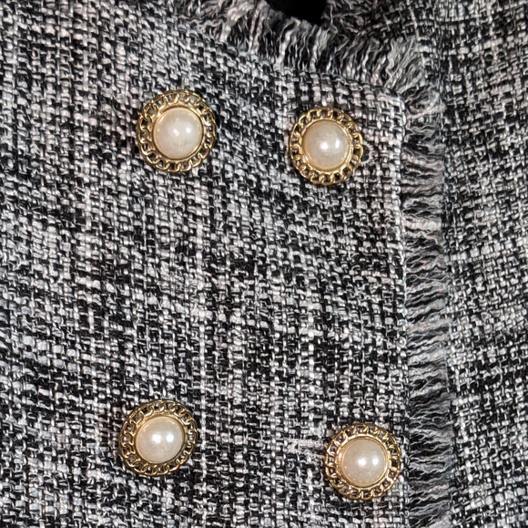 Maeve Double-Breasted Tweed Jacket Anthropologie (10) - Picture 14 of 16